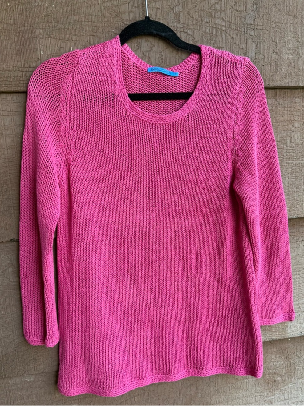J McLaughlin Women's Pink Lightweight Knit Sweater. Women’s medium.